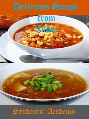 cover image of Delicious Soups from India